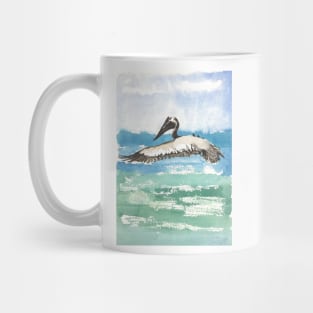 Pelican in Mexico Mug